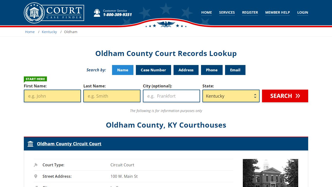 Oldham County Court Records | KY Case Lookup
